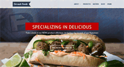 Desktop Screenshot of devaultfoods.com